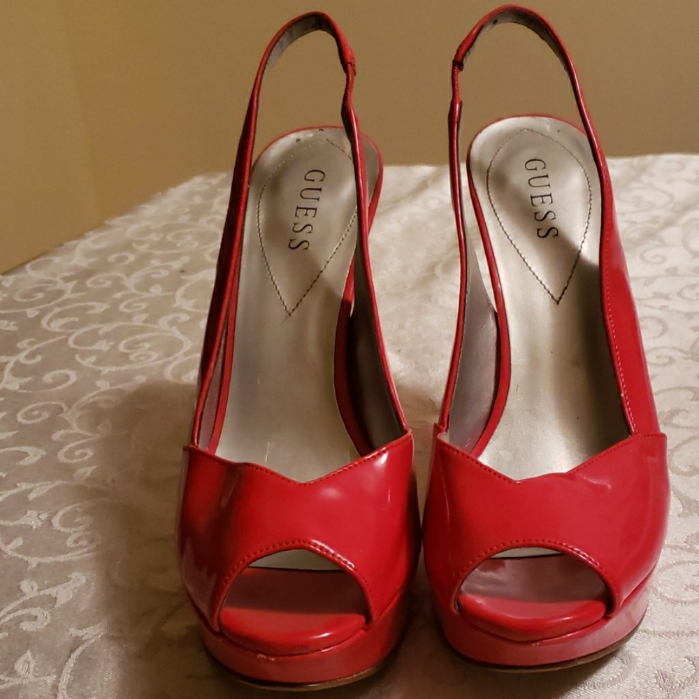 Guess platform heels